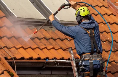 Démoussage et hydrofuge de toiture à Chevillard